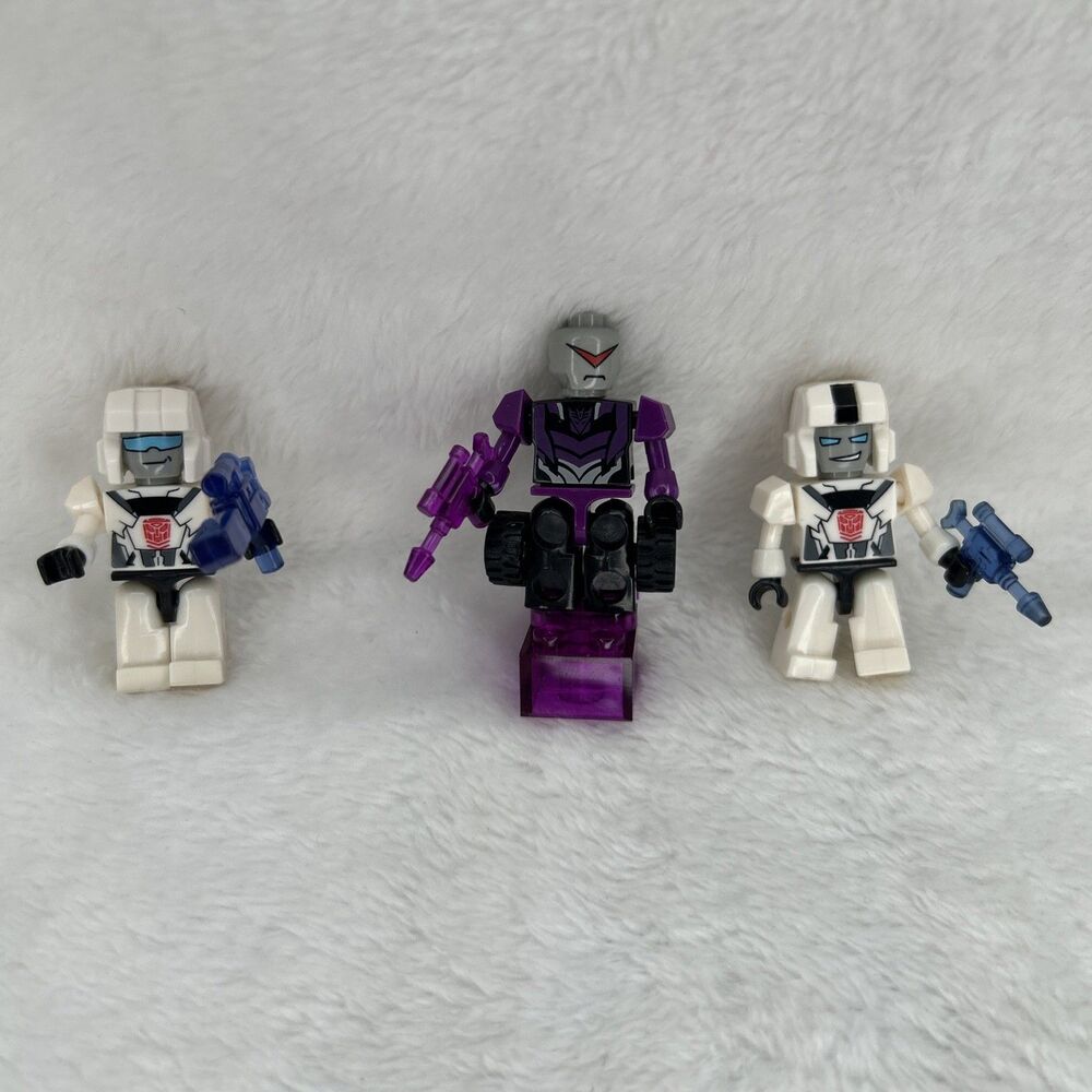 Lego Transformers Lot Of 3 Kre-O Vehicon Troopers Figures Minifigures